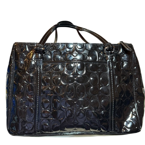 Coach Peyton OP Art Double Zip Satchel - Picture 2 of 11